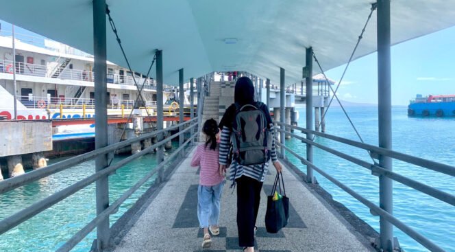 
					Poto: Situasi Pelabuhan Eksekutif Bakauheni Lampung ( Poto Dok Humas ASDP Pelabuhan Bakauheni Lampung)