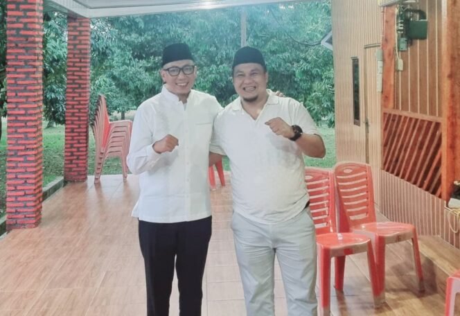 
					Poto: Gubernur lampung bersama Ketua Karang Taruna Kabupaten Lampung Selatan, Syahirul Hidayat (ist).
