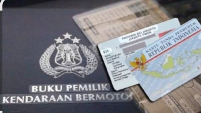 
					Poto Ilustrasi dokumen wajib pajak kendaraan 