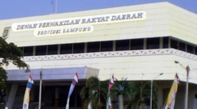 Poto: Gedung DPRD Provinsi Lampung. (ist)