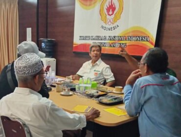 KONI lampung saat rapat persiapan jelang Porprov 2016 
(dok KONI Lampung)
