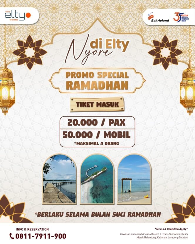 
					Nyore di Elty Jadi Pilihan Ngabuburit di Kalianda, Tiket Masuk Rp20