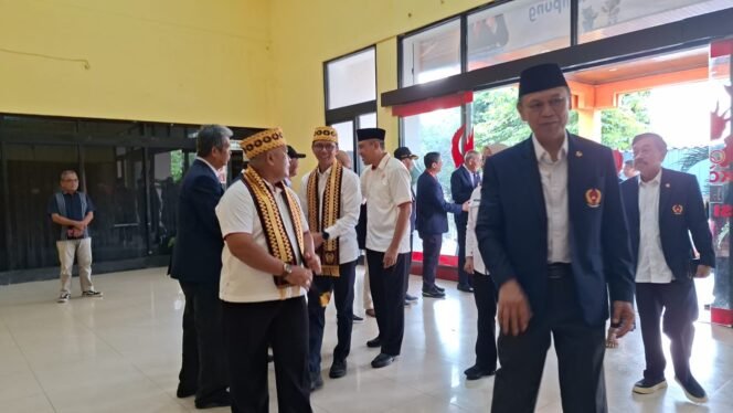 
					Poto: Koni Lampung saat menyambut kunjungan KONI Banten (dok Humas KONI).