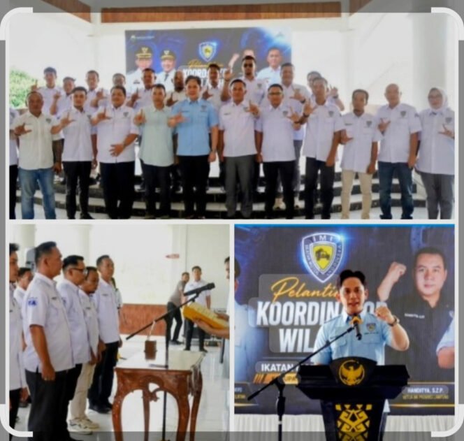 
					Poto: Momen Pelantikan ketua IMI Lampung Selatan (ist).