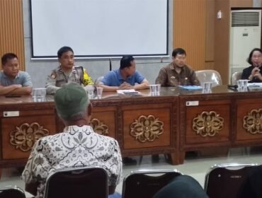 Poto: Jajaran RSUD Bob Bazar menggelar rapat koordinasi bersama para pedagang kantin (ist)