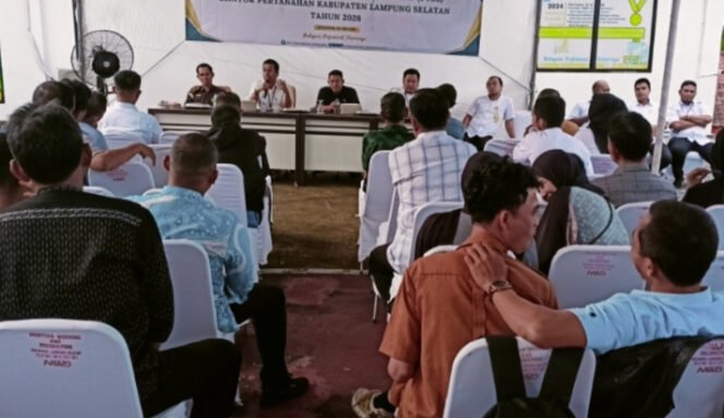 
					Poto: Kementerian ATR/ BPN sosialisasi Program Pendaftaran Tanah Sistematis Lengkap (PTSL) Tahun Anggaran 2026. (ist).
