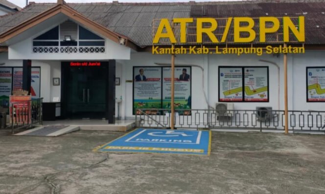
					Poto: Kantor ATR BPN Kabupaten Lamsel.