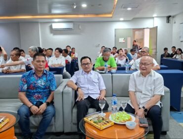 Wakil KetuaWakil Ketua Umum II KONI Lampung, Riagus Ria, saat  acara pembukaan Sertifikasi Pelatih Tingkat Provinsi Lampung (ist).