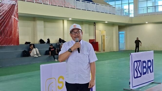
					Poto: Wakil Ketua II KONI Lampung Riagus Ria 