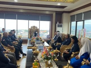 Poto: Wali Kota Bandar Lampung Saat beraudiensi dengan Jajaran Pengurus PWI Lampung ( dok PWI Lpg).