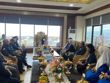 Poto: Wali Kota Bandar Lampung Saat beraudiensi dengan Jajaran Pengurus PWI Lampung ( dok PWI Lpg).