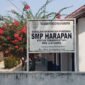 Poto: Gedung SMP Harapan di Kecamatan Natar Lamsel (ist).
